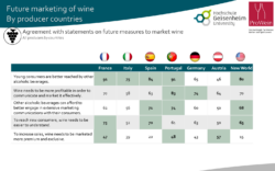 Chart 16: Future marketing of wine in the trade’s view