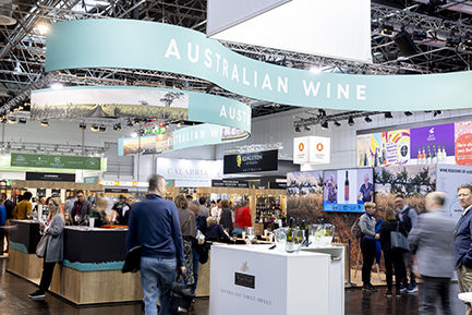 Hall view of ProWein 2023